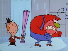 Screenshots from the 1998 Hanna-Barbera cartoon Fuzzy Logic