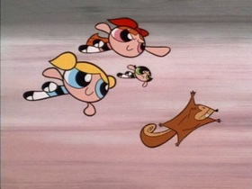 Screenshots from the 1998 Hanna-Barbera cartoon Fuzzy Logic