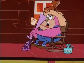 Screenshots from the 1998 Hanna-Barbera cartoon Fuzzy Logic