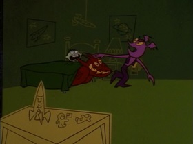 Screenshots from the 1998 Hanna-Barbera cartoon Boogie Frights
