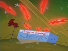 Screenshots from the 1998 Hanna-Barbera cartoon Boogie Frights