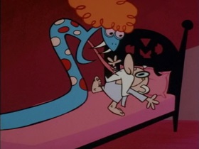 Screenshots from the 1998 Hanna-Barbera cartoon Boogie Frights