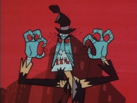 Screenshots from the 1998 Hanna-Barbera cartoon Abracadaver