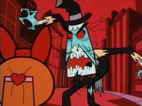 Screenshots from the 1998 Hanna-Barbera cartoon Abracadaver