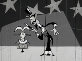 Screenshots from the 1998 Hanna-Barbera cartoon Abracadaver