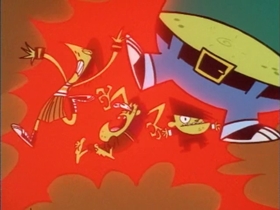 Screenshots from the 1998 Hanna-Barbera cartoon Telephonies