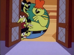 Screenshots from the 1998 Hanna-Barbera cartoon Telephonies