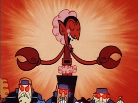 Screenshots from the 1998 Hanna-Barbera cartoon Tough Love