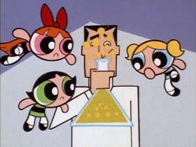 Screenshots from the 1998 Hanna-Barbera cartoon Tough Love