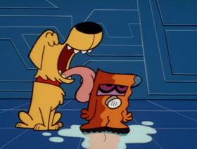 Screenshots from the 1998 Hanna-Barbera cartoon Dexter