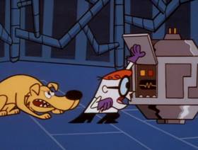 Screenshots from the 1998 Hanna-Barbera cartoon Dexter