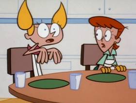 Screenshots from the 1998 Hanna-Barbera cartoon Dexter