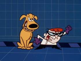 Screenshots from the 1998 Hanna-Barbera cartoon Dexter