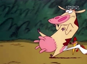 Screenshots from the 1998 Hanna-Barbera cartoon The Laughing Puddle