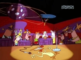 Screenshots from the 1998 Hanna-Barbera cartoon The Laughing Puddle