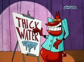 Screenshots from the 1998 Hanna-Barbera cartoon The Laughing Puddle