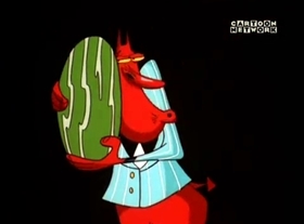 Screenshots from the 1998 Hanna-Barbera cartoon The Laughing Puddle