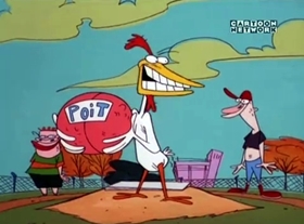 Screenshots from the 1998 Hanna-Barbera cartoon The Laughing Puddle