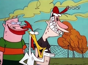 Screenshots from the 1998 Hanna-Barbera cartoon The Laughing Puddle