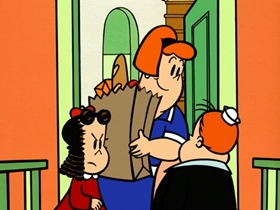 Screenshots from the 1998 CINAR cartoon Mind Your Manners