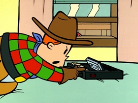 Screenshots from the 1998 CINAR cartoon Mind Your Manners