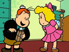 Screenshots from the 1998 CINAR cartoon Mind Your Manners