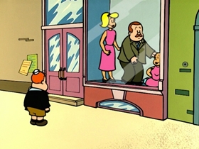 Screenshots from the 1998 CINAR cartoon Mind Your Manners