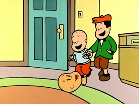 Screenshots from the 1998 CINAR cartoon Mind Your Manners