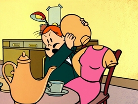 Screenshots from the 1998 CINAR cartoon Mind Your Manners