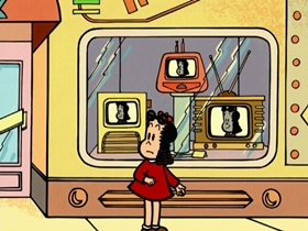 Screenshots from the 1998 CINAR cartoon To Tell the Tooth