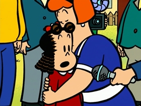 Screenshots from the 1998 CINAR cartoon To Tell the Tooth