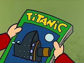 Screenshots from the 1998 CINAR cartoon To Tell the Tooth