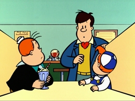 Screenshots from the 1998 CINAR cartoon To Tell the Tooth