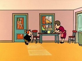 Screenshots from the 1998 CINAR cartoon To Tell the Tooth