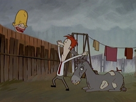 Screenshots from the 1998 Absolutely Productions cartoon Pony