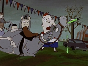 Screenshots from the 1998 Absolutely Productions cartoon Pony