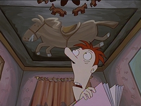 Screenshots from the 1998 Absolutely Productions cartoon Pony