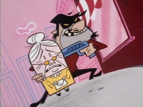 Screenshots from the 1999 Hanna-Barbera cartoon Major Competition