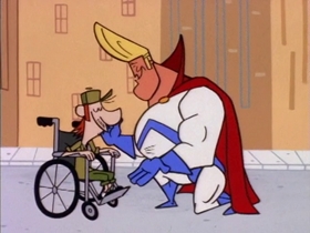 Screenshots from the 1999 Hanna-Barbera cartoon Major Competition