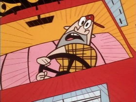 Screenshots from the 1999 Hanna-Barbera cartoon Major Competition