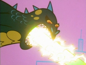 Screenshots from the 1999 Hanna-Barbera cartoon Major Competition