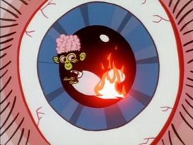 Screenshots from the 1999 Hanna-Barbera cartoon Mr. Mojo