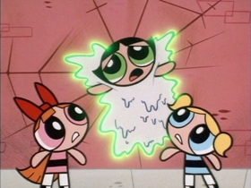 Screenshots from the 1999 Hanna-Barbera cartoon Paste Makes Waste