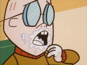 Screenshots from the 1999 Hanna-Barbera cartoon Paste Makes Waste