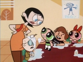 Screenshots from the 1999 Hanna-Barbera cartoon Paste Makes Waste