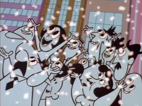 Screenshots from the 1999 Hanna-Barbera cartoon Ice Sore