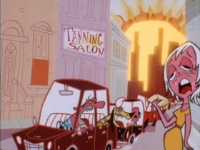 Screenshots from the 1999 Hanna-Barbera cartoon Ice Sore