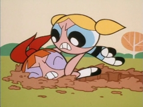 Screenshots from the 1999 Hanna-Barbera cartoon Bubblevicious