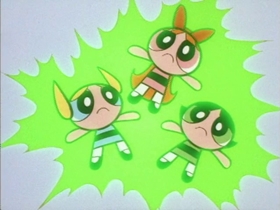 Screenshots from the 1999 Hanna-Barbera cartoon Bubblevicious