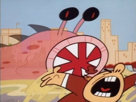 Screenshots from the 1999 Hanna-Barbera cartoon Bubblevicious